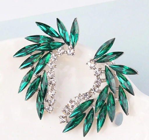 Brincos pendentes femininos com zircónias G147