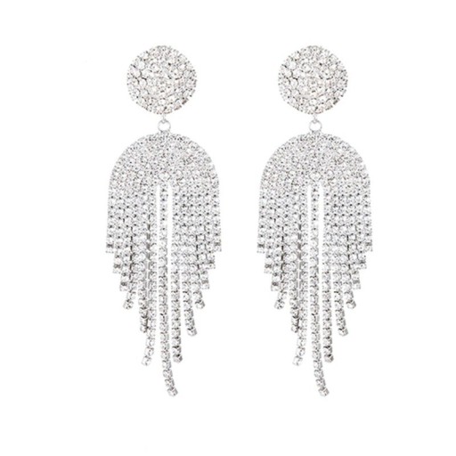 Brincos pendentes femininos com zircónias G980