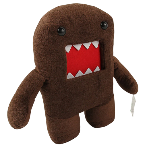 Brinquedo de peluche Domo-kun 20 cm Mascote japonês Peluche adorável Personagem icónica Decoração para o quarto Presente original para fãs de anime