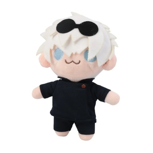 Brinquedo de peluche Satoru Gojo 20 cm Boneco macio e adorável Brinquedo infantil Decoração Companheiro fofinho Presente original Jujutsu Kaisen