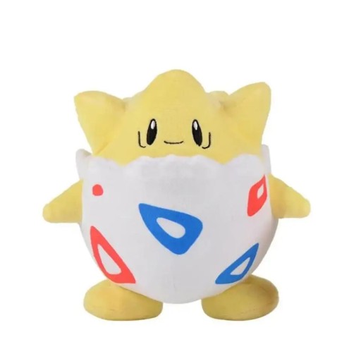 Brinquedo de pelúcia Pokémon Togepi 21 cm Peluche colecionável adorável Animal de estimação macio Decoração para crianças Presente para fãs de Pokémon