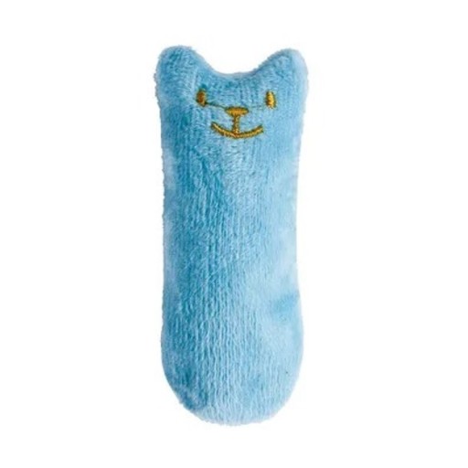 Brinquedo para gatos para afiar dentes e garras Brinquedo de mastigar Brinquedo de pelúcia interativo para gatos 9,5 x 4 cm