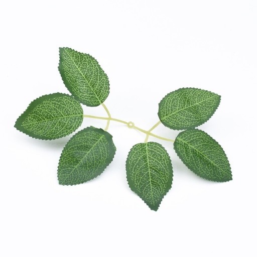Brins artificiels avec feuilles 20 pcs