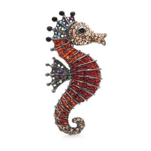 Broche de caballito de mar