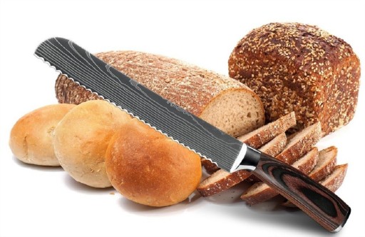 Brødkniv i rustfrit stål