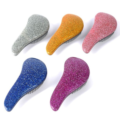 Brosse à cheveux scintillante