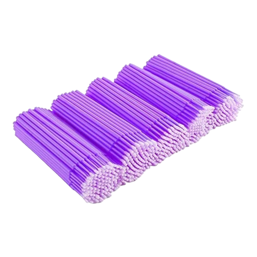 Brosse à cils jetable Ensemble de micro-brosses pour l'application de cils artificiels Applicateur pour l'extension de cils 500 pcs