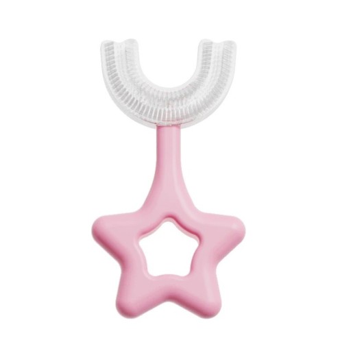Brosse à dents pour enfants en forme de U 2-6 ans 2 pcs T1213