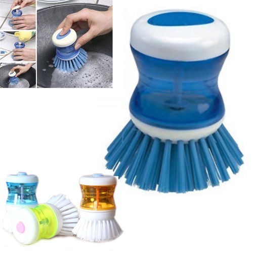 Brosse à vaisselle avec distributeur de liquide vaisselle