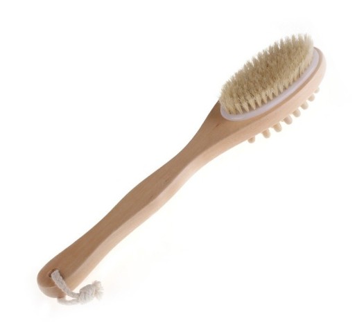 Brosse de massage et classique 2 en 1 avec poignée