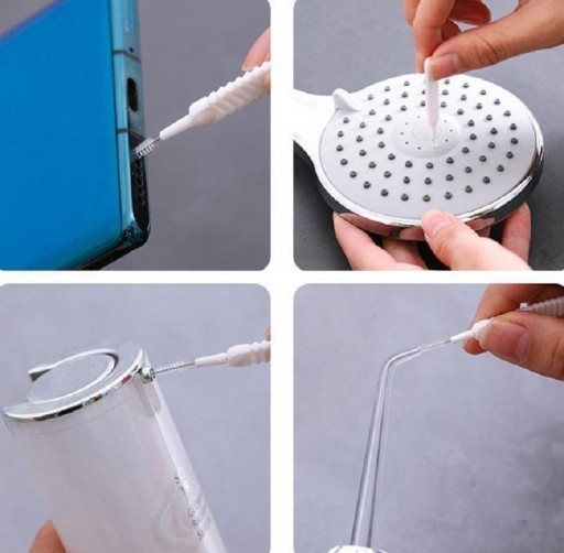 Brosse de nettoyage pour pommeau de douche