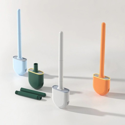 Brosse de WC murale en silicone