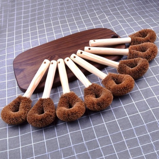 Brosse en coco pour verres