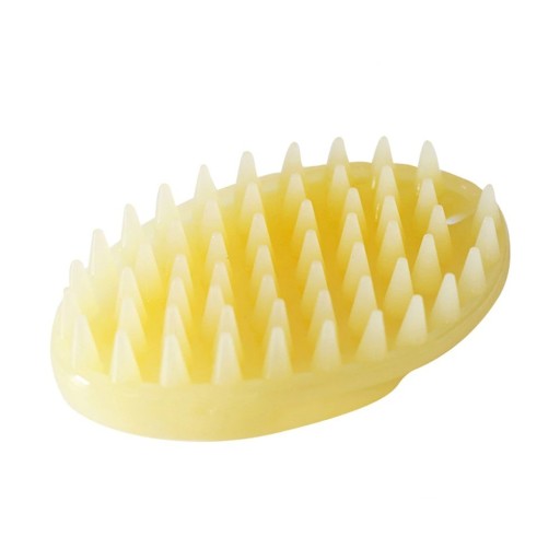 Brosse en silicone pour le bain des animaux de compagnie