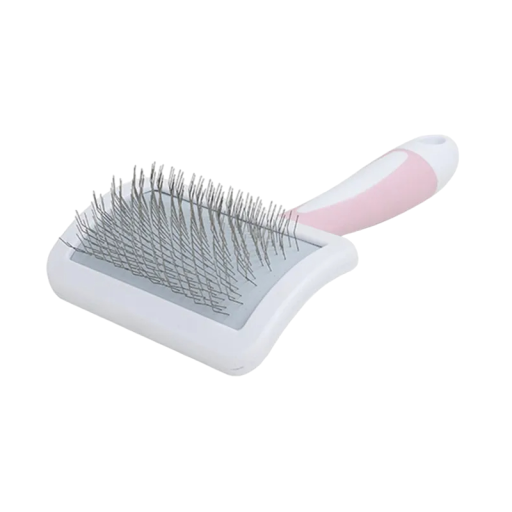 Brosse pour chiens et chats Éliminateur de poils pour chiens et chats Brosse unilatérale pour chiens et chats 16,5 x 9 cm