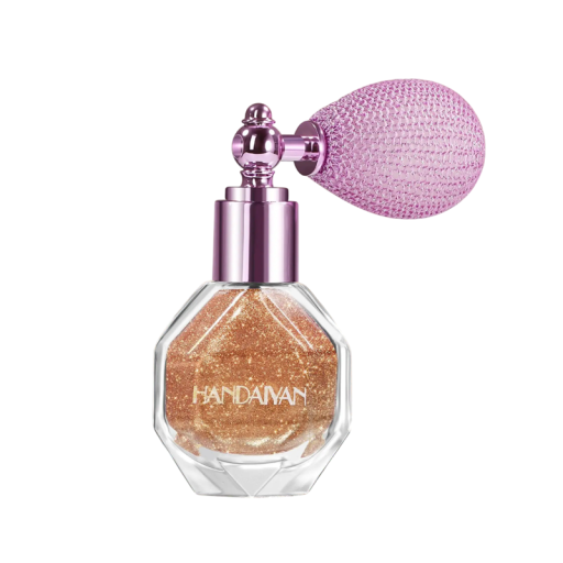 Brume illuminatrice scintillante waterproof 78 x 37 x 24 mm Spray pour le corps, le visage et les cheveux Éclat délicat spray cosmétique illuminant