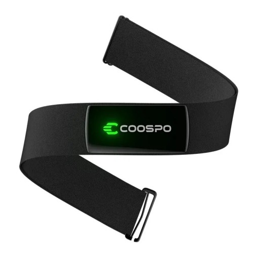 Brust-Herzfrequenzsensor Coospo H9Z Bluetooth 5.0 ANT+ IP67 Magnetisches Laden Akkulaufzeit 70 mAh HRV Präziser elastischer Gürtel 58,4 x 25,4 x 10,16 mm