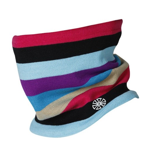 Bufanda de invierno con estampado de rayas