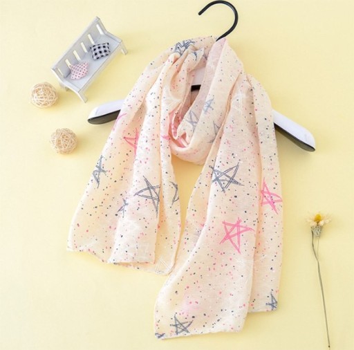 Bufanda de primavera/otoño para niña con estampado J884