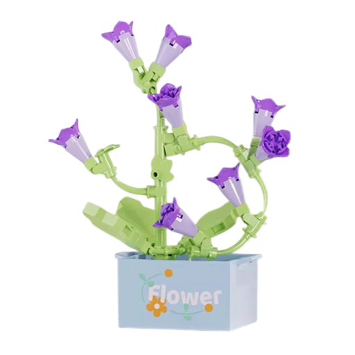 Building Blocks 9.1 x 5.1 x 10.9 cm Pot Plant Bindweed Climbing Flower Mini Construction Set Micro Bricks 103 pcs Flower in Pot for Children