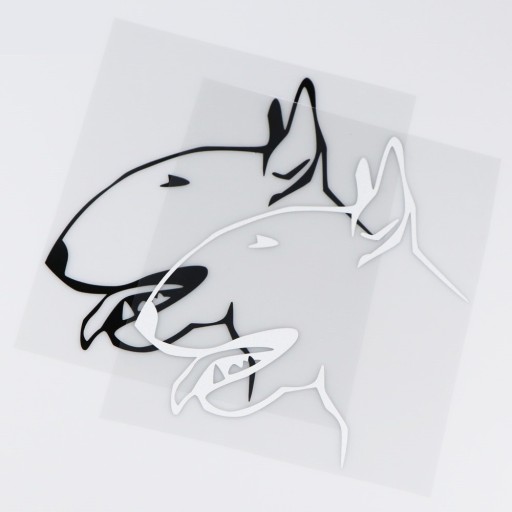 Bull Terrier bilklistermærke