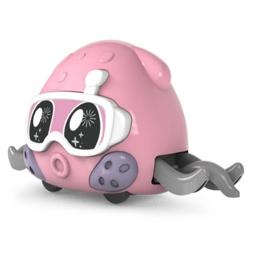 Buntes Aufzieh-Oktopus-Handspielzeug für Kinder. Keine Batterien. Mechanisches Uhrwerk für die motorische Entwicklung.