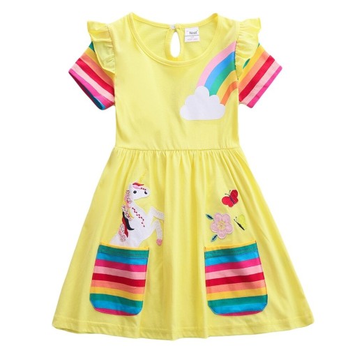 Buntes Mädchenkleid N80