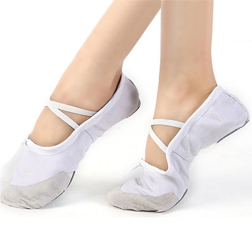 Buty do tańca baletowego płócienne