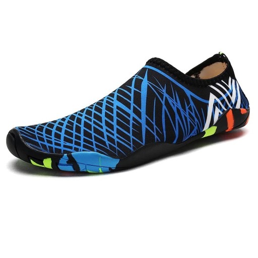 Buty do wody unisex Barefoot krój Nazuwane Elastyczny wierzch z poliestru Podeszwa z gumy i EVA Do pływania, nurkowania i sportów wodnych