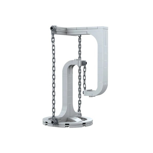 Byggesæt Anti-tyngdekraftsramme 15 x 19,5 cm balancemodel fysikeksperiment balancevidenskabeligt legetøj til børn 56 dele alder 8+