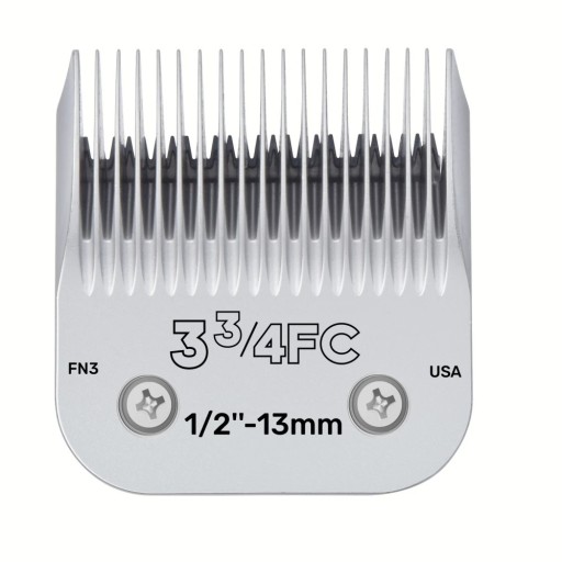 Cabeça de corte de substituição para máquinas Andis, Oster, Wahl, Heiniger e Conair Profissional cabeça de corte em aço para tosquiar animais 13 mm Modelo 3 3/4 FC