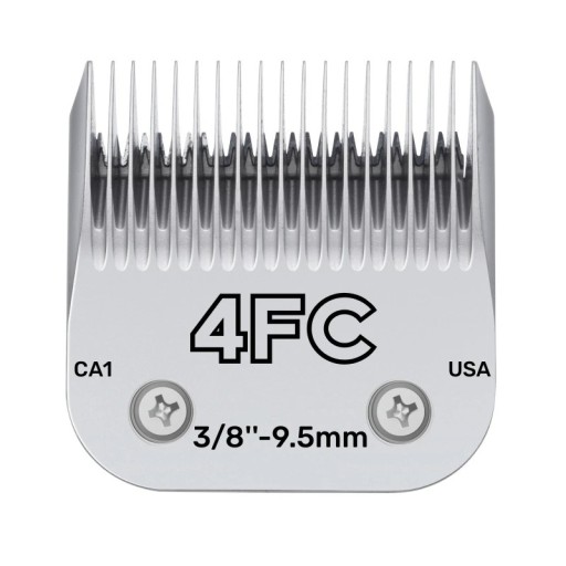 Cabezales de repuesto para cortadoras Andis, Oster, Wahl, Heiniger y Conair Cabezal de acero profesional para cortadoras de animales 9,5 mm Modelo 4FC