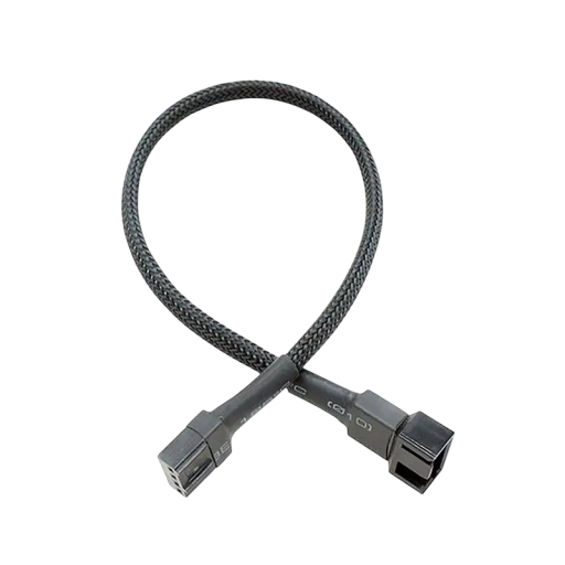 Cable de alimentación de 26 cm 4 pines para ventilador de PC, cable de extensión divisor para placa base, adaptador para refrigeración de ordenador