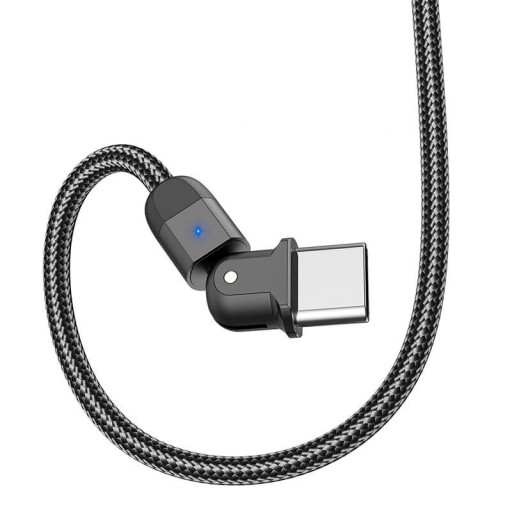 Cable de datos USB-C/USB con conector giratorio