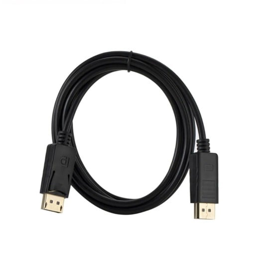 Câble DisplayPort 1,8 m Transmission vidéo de qualité Prise en charge 4K et Full HD Construction durable Pour moniteurs cartes graphiques