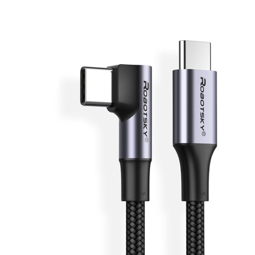 Cable USB-C en ángulo