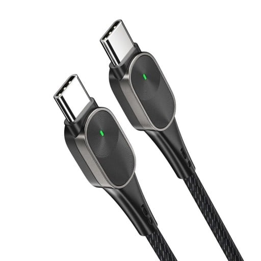 Câble USB-C vers USB-C pour la charge et le transfert de données Courant jusqu'à 3 A Vitesse 480 Mbps Câble en nylon tressé Connecteurs