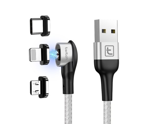 Cable USB magnético en ángulo K474