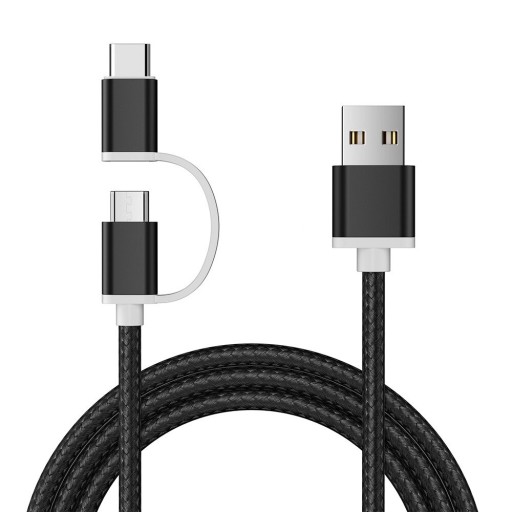 Cablu de date USB Micro USB / USB-C K555