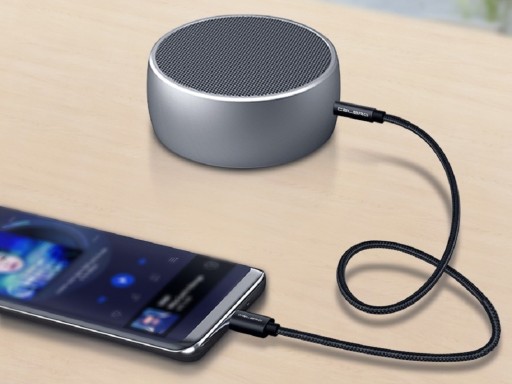 Cabo de áudio USB-C / jack de 3,5mm K83