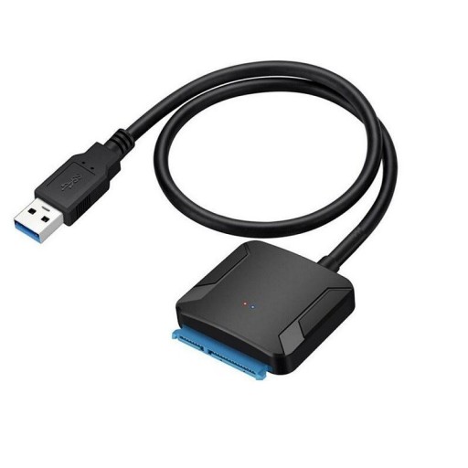 Cabo USB 3.0 para SATA M/M com adaptador de rede