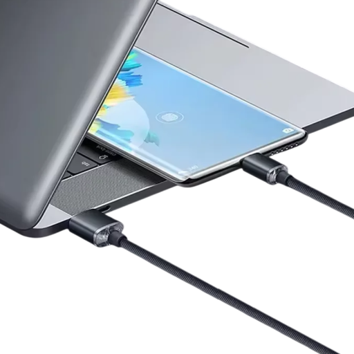 Cabo USB A para USB C 1 m 120W 6A cabo trançado em nylon carregamento super rápido e transferência de dados compatibilidade total