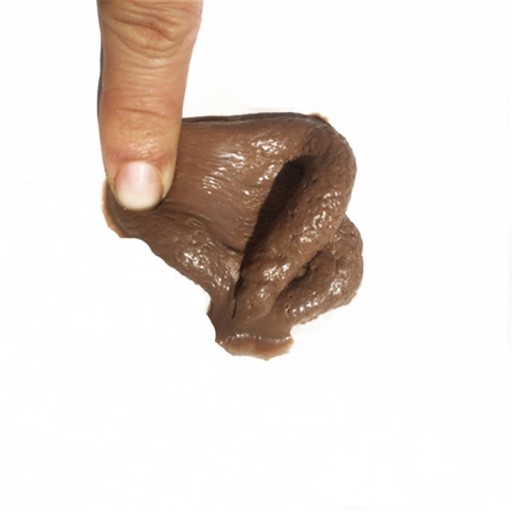 Caca en plastique