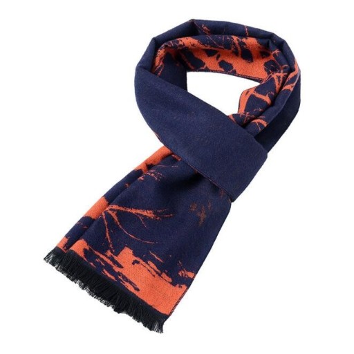 Cachecol masculino de luxo com um design interessante J1375