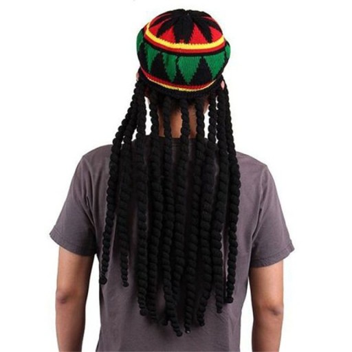 Căciulă rasta pentru bărbați cu dreadlocks