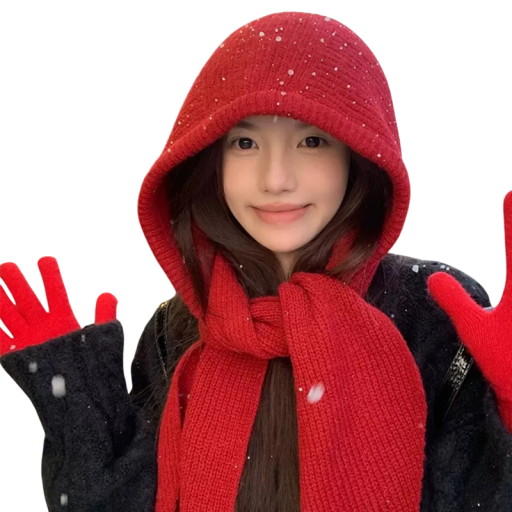 Cagoule d'hiver pour femmes avec cordon de serrage Protection chaude de la tête, du cou et du visage Capuche en polyester pour temps froid