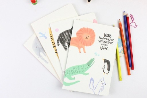 Cahier scolaire A5 - Animaux
