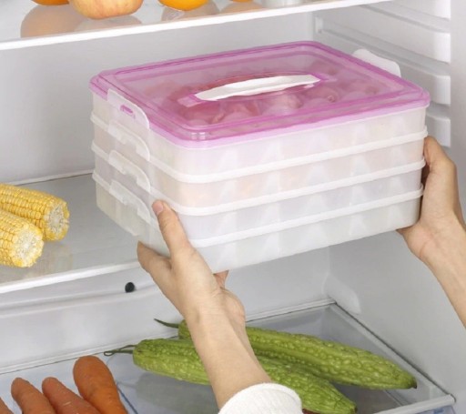 Caixa empilhável para alimentos