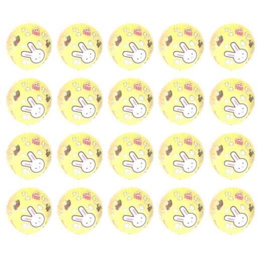 Caixas de papel para muffins 100 un Antiaderente não deixa passar gordura Altura 3,2 cm Diâmetro da base 5 cm e do topo 6,8 cm