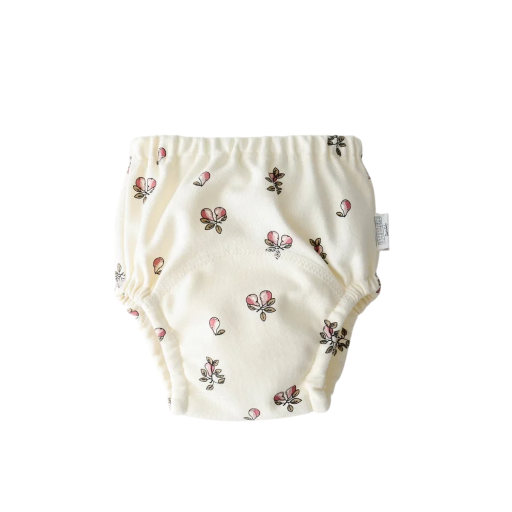 Calças de treino em algodão 11–15 kg Padrão de pêra Fraldas de pano laváveis Roupa interior impermeável para crianças Reutilizáveis